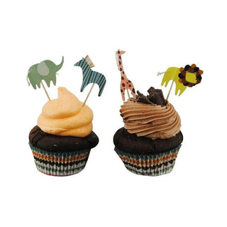 Baby Animals Cupcake Toppers - 8 Pkt