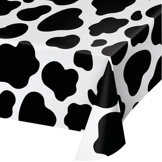 Cow Print Tablecloth | Farm Party Supplies