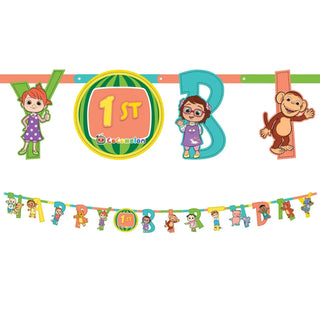 CoComelon Add an Age Birthday Banner | CoComelon Party Supplies