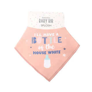Baby House White Bib | Baby Shower Gifts NZ