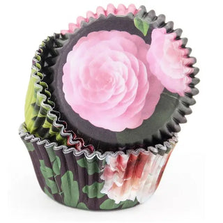 Floral Foil Baking Cups | Floral Party Supplies NZ
