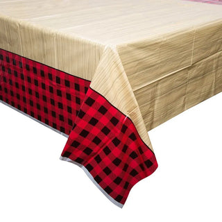 Lumberjack Tablecover | Outdoors Party Supplies