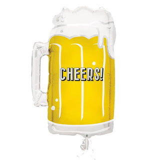 Sims | cheers beer mug foil balloon | 21st party supplies NZ