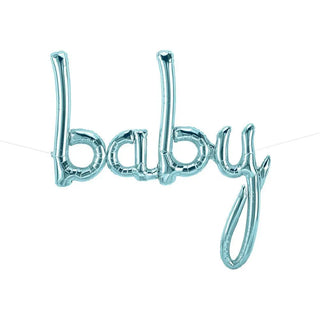 Blue Baby Balloon Banner | Boy Baby Shower Supplies