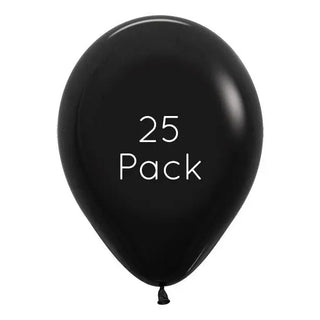 Black Balloons - 25 Pkt