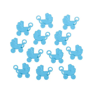 Amscan | blue baby carriage baby shower favours | baby shower party supplies