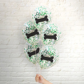 Pop Balloons | Dinosaur Bone Confetti Balloons | Dinosaur Party Supplies NZ