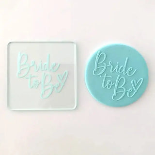 Create a Cutter | bride to be debosser stamp | Bridal shower party supplies
