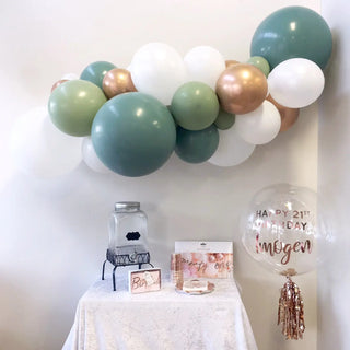 Copper & Sage Balloon Garland | Sage Party Supplies