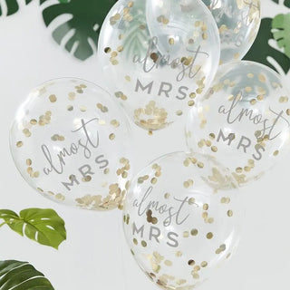 Ginger Ray | Almost Mrs Confetti Balloons | Hen Party Supplies NZ