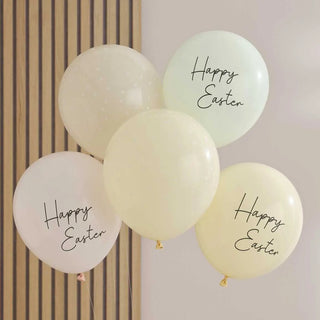 Ginger Ray | Pastel Happy Easter Balloons | Easter Decorations NZ