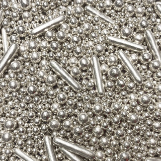 silver Bubble & Bounce Sprinkle Medley | silver Party Supplies