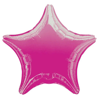 Anagram | Fuchsia Star Foil Balloon