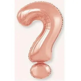 Meteor | Giant Rose Gold Question Mark Foil Balloon