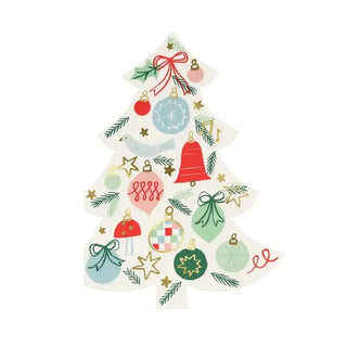 Meri Meri | Festive Pattern Tree Napkins | Christmas Tableware NZ