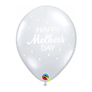 Happy Mothers Day Petite Polka Dots Balloon | Mothers Day Party Theme & Supplies | Qualatex