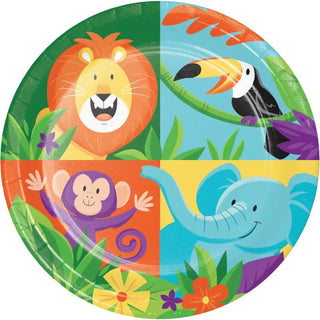 Jungle Safari Plates - Lunch | Jungle Safari Party Theme & Supplies | Creative Converting 