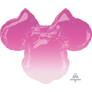 Minnie Mouse Forever Pink & White Ombre SuperShape Foil Balloon