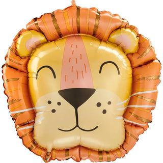 Get Wild Lion Head SuperShape Foil Balloon