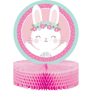 Creative converting | birthday bunny honeycomb centerpiece | Easter party supplies