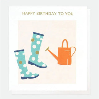 Caroline Gardner | Gumboots Birthday Card