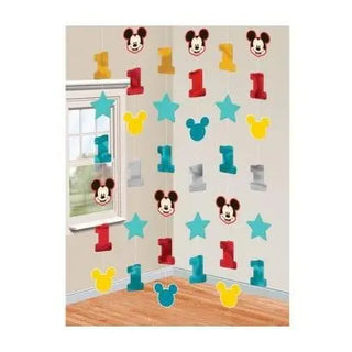 Amscan | Mickey Mouse Fun to be One String Decorations | 
