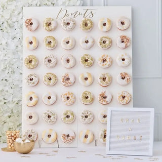 Ginger Ray | Gold Foil Donut Wall | Wedding Supplies