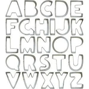 Alphabet Cookie Cutters | Kids Birthday Party Supplies