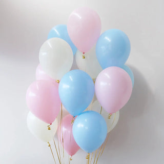 Pack of 15 Latex Balloons - Gender Reveal