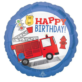 First Responders Fire Truck Balloon | First Responders Party Supplies