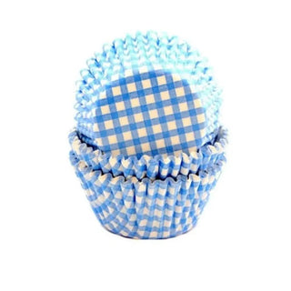 TSW | Blue Gingham Cupcake Cases | Oktoberfest Party Supplies NZ