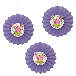 Candy Party Decorative Fans | Candy Party Supplies