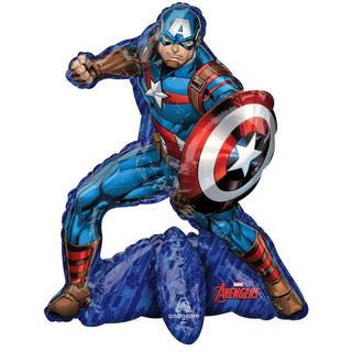 Marvel Avengers | Captain America Multi Foil Balloon | Avengers Party Supplies NZ