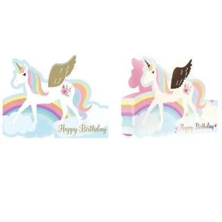 Artwrap |Unicorn Happy Birthday Card | Unicorn Party Theme & Supplies