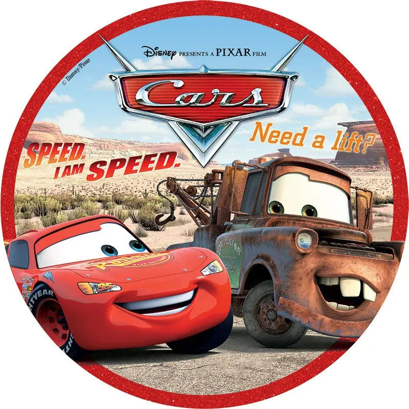 Disney Cars Background Edible Disney Cars Lightning McQueen And Tow