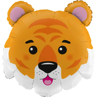Tiger Head Balloon | Jungle Animal Party Supplies NZ