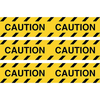 Construction Caution Tape Cake Strips | Construction Party Supplies NZ