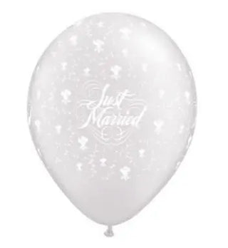 Just Married Latex Balloon  