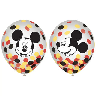 Amscan / Mickeymouseforeverconfettiballoons-packof6 / Balloons Latex