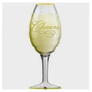 Anagram | Champagne Glass SuperShape Foil Balloon 