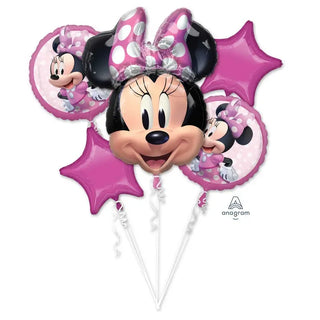 Minnie Mouse Forever Pink with Stars Balloon Bouquet