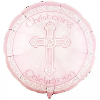 Pink Christening Balloon | Christening Decorations
