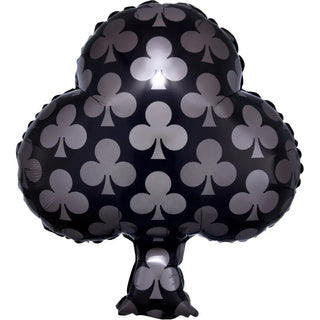 Clubs Suit Balloon | Casino Party Supplies