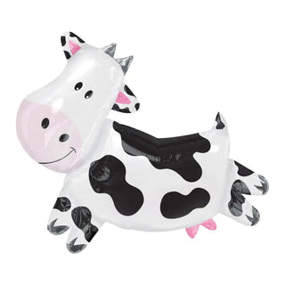 Anagram | Cow Supershape Foil Balloon | Farmyard Party Supplies