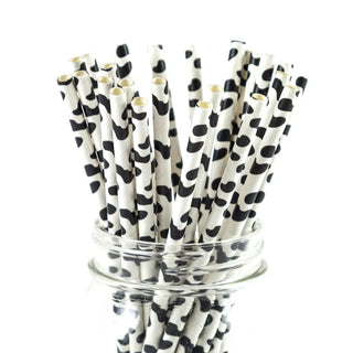 Cow Print Straws | Farm Party Supplies