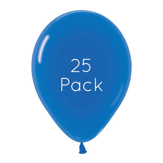 Blue Balloons | Latex Balloons | 25 Pack of Balloons 