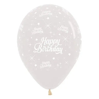 Sempertex | happy birthday clear balloon | happy birthday balloons