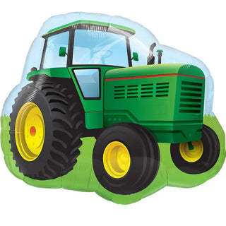 Tractor SuperShape Foil Balloon | Farm Party Theme & Supplies | Qualatex