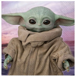 Star Wars Baby Yoda Napkins | Star Wars Party Supplies