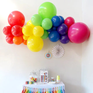 Rainbow Balloon Garland by Pop Balloons
